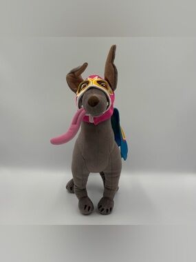 Retired Rare Disney Store Exclusive Pixar Coco Dante Luchador Stuffed Plush Toy